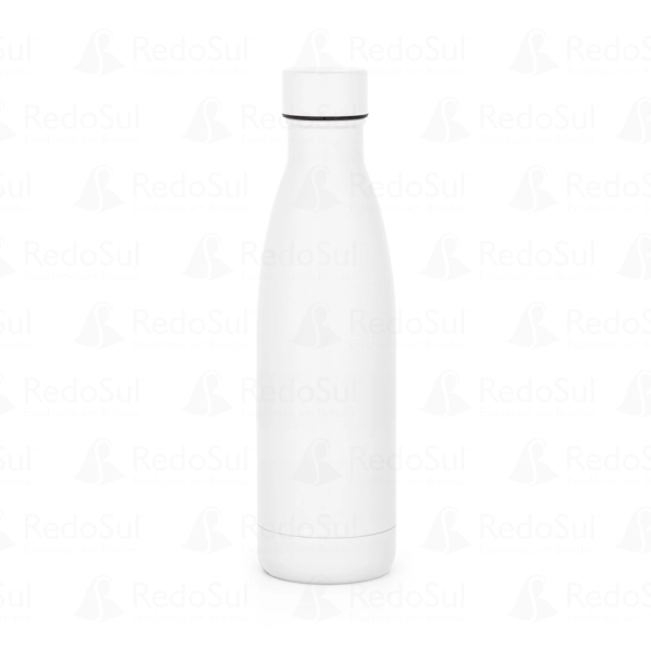 Garrafa personalizada térmica em aço inox reciclado acabamento fosco 520 ml
